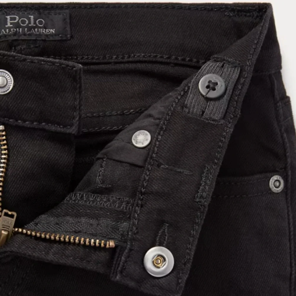 Ralph Lauren Classic Multicolor Plaid Shirt and Hampton Straight Denim Jeans Set